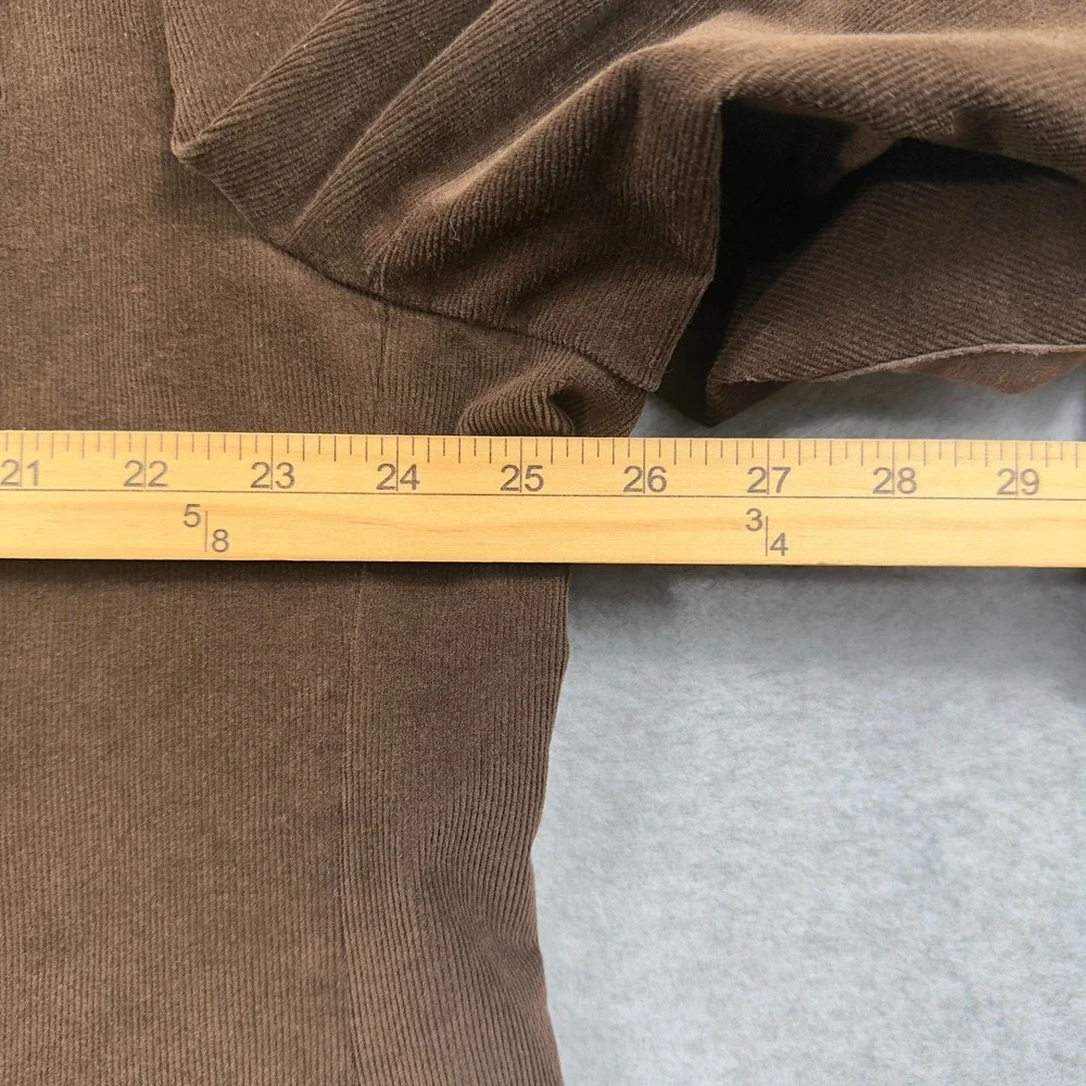 Lauren Ralph Lauren Corduroy Sport Coat Mens Brown Elbow Patch Two-Button Blazer